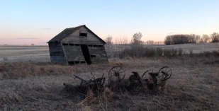 This artistic setting was photographed while I was enroute for a agricultural product photography session in Alberta